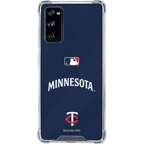 MLB Minnesota Twins Alternate/Away Jersey Galaxy S20 FE Clear Case
